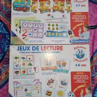 Jeux de lecture et calculs CLEMENTONI NEUF
