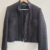 Mini veste tweed vintage T 38, idÃ©al cadeau NoÃ«l