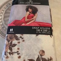 Drap Housse 180X200 cm Jean-Louis Sherrer