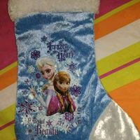 Chaussette botte de noël Reine des neiges