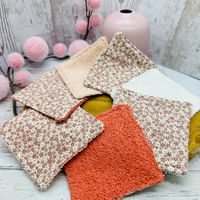 Lingettes lavable et réutilisable lot de 6 