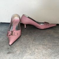 Chaussures à petits talons rose