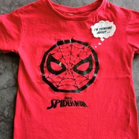 Tee shirt spiderman