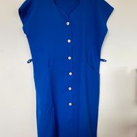 Robe bleue vintage 