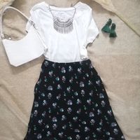 Jupe "Jolies Fleurs" T42