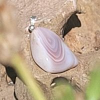 Pendentif agate de bostwana 