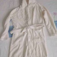 Peignoir chaud pink gum 8-10ans Écru avec sequi