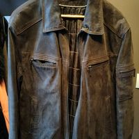 Blouson Cuir vieilli Homme