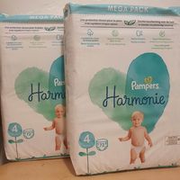 2 cartons de 72 couches Pampers Harmonie Taille 4