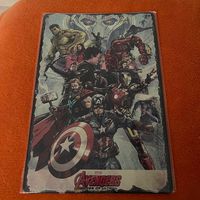 Plaque metal Marvel