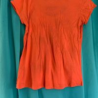 T-shirt orange basic 