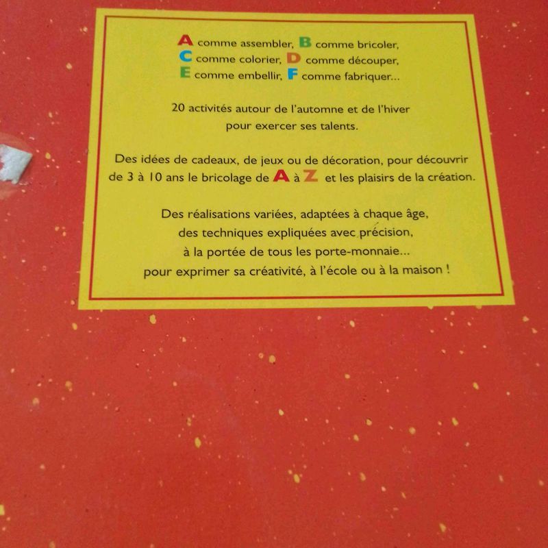 Petite photo dessus présentation