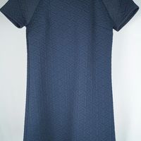 Robe droite bleue marine