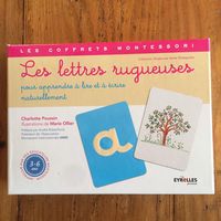 Lettres rugueuses Montessori