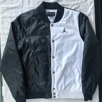 Coach jacket Jordan, Black and white, M 