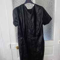 Robe simili cuir 