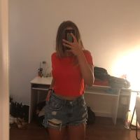Top rouge zara