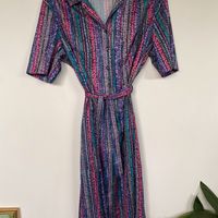 Robe vintage colorée 
