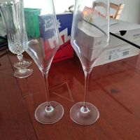 Lot de 2 flûtes à champagne en verre 