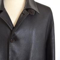 Seraphin leather coat