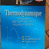 Cours prépa Thermodynamique 2ème année 