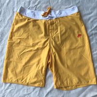 Short de Bain Nike vintage, 42, jaune et blanc 