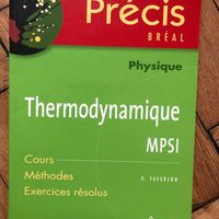 Cours thermodynamique MPSI