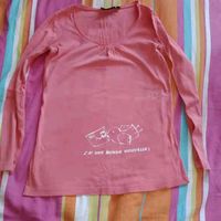Tunique, t-shirt rose de grossesseKiabi maman34/36