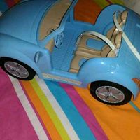 Voiture cabriolet bleu barbie En très bon état