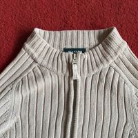 Pull tricoté avec double Zip