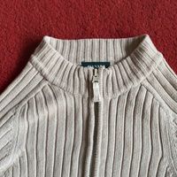 Pull tricoté avec double Zip