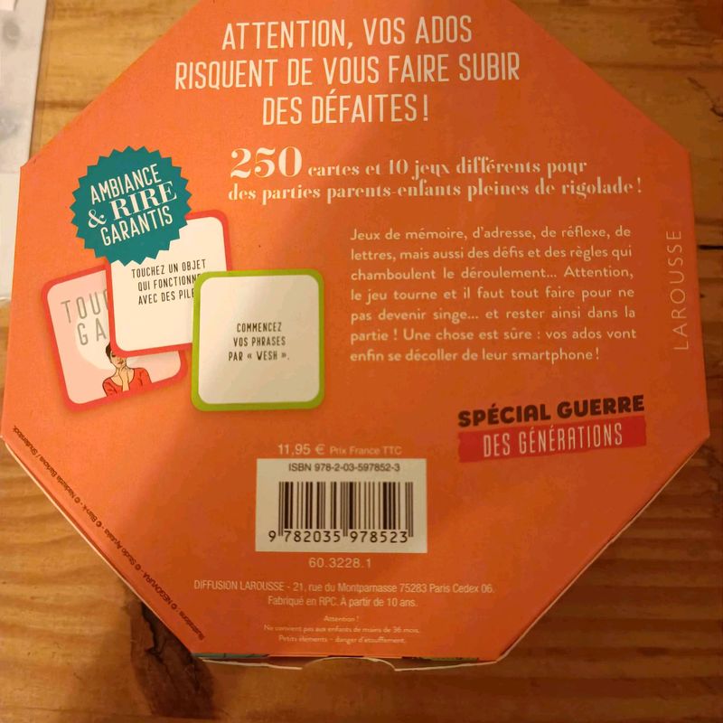 Petite photo dessous présentation