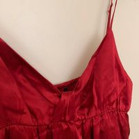 Mini robe rouge Naf Naf 100%soie T42