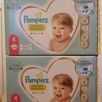2 cartons de 88 couches Pampers Premium Taille 4