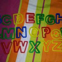 Forme alphabets, lettres x 26 pour Pâte à modeler