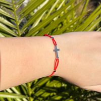 Bracelet croix rouge 