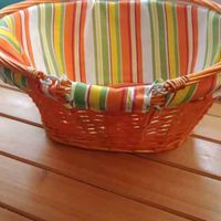 Panier en osier en très bon état