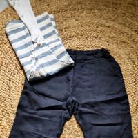 Pantalon 100% lin