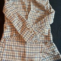 Ensemble veste + short/jupe en laine 