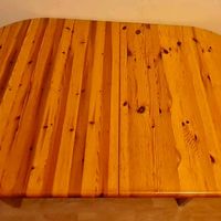 🌹 Magnifique table ovale en bois