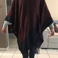 Écharpe poncho 