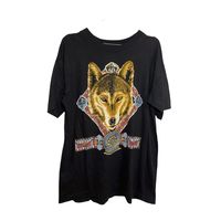 T-shirt loup vintage