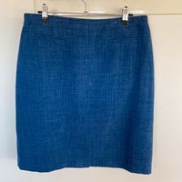 Jupe vintage bleu camaïeu 