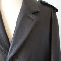 Seraphin leather coat (48 EU)