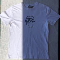 Tee-shirt APC x brain dead, M, 100% coton
