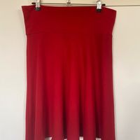 Jupe vintage rouge 