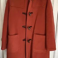 Duffle-coat manteau orange 