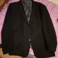 Jolie veste pour homme gris très foncé en laine