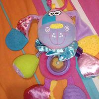 Doudou d'éveil bébé multicolore à suspendre