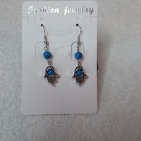 Boucles d'oreilles main de Fatma 